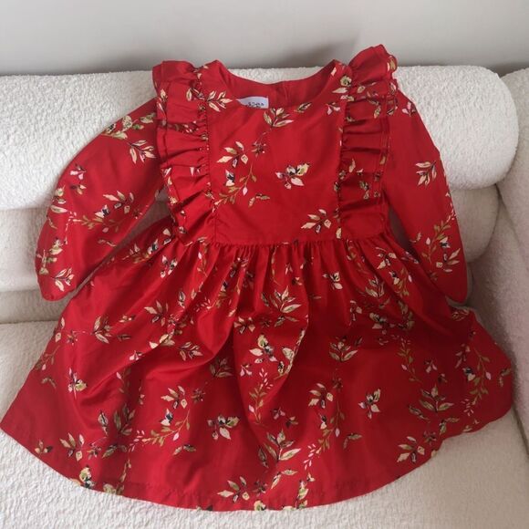 Pippa &‎ Julie Red Floral Dress, Size 4 - Picture 1 of 4